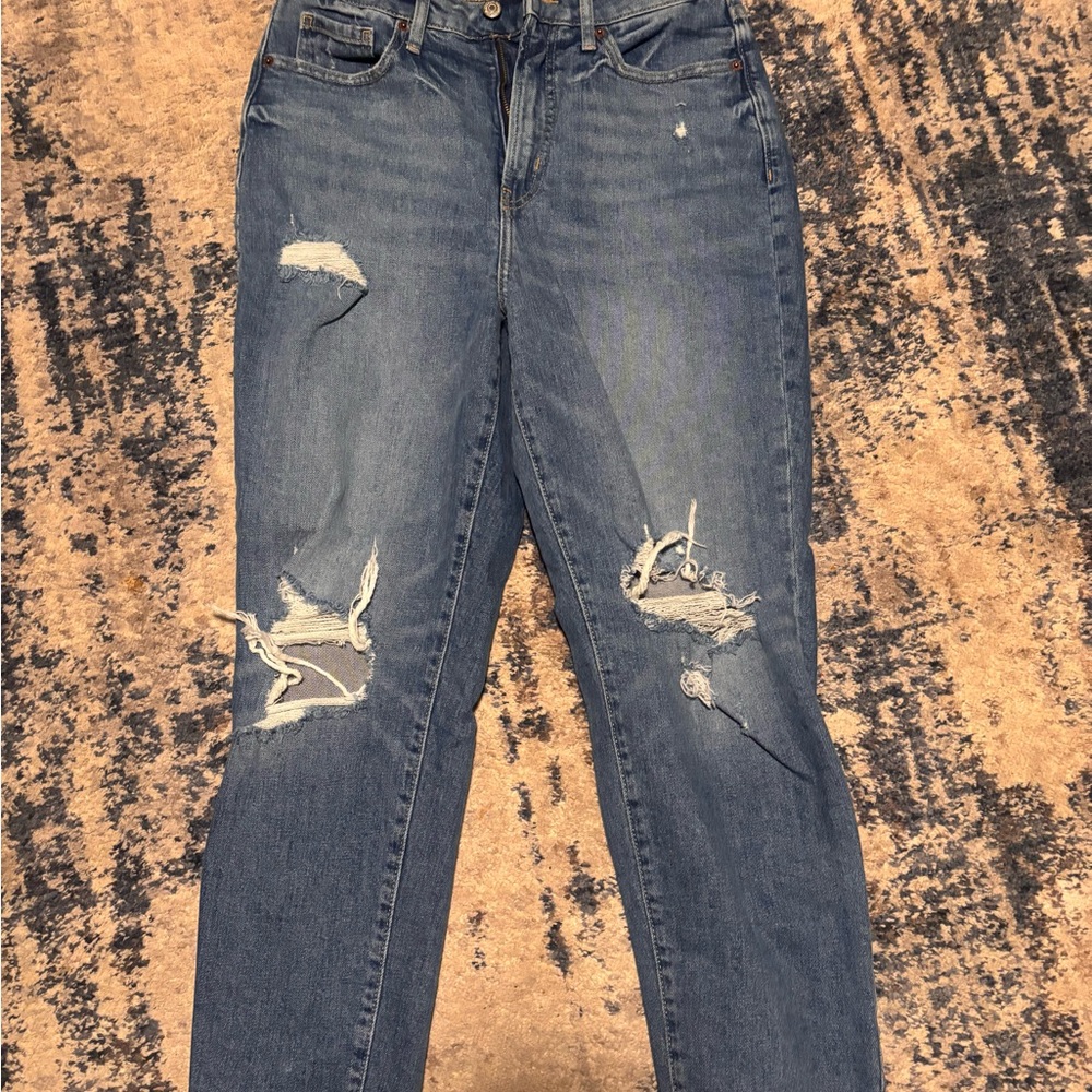 Old Navy Distressed Blue Jeans